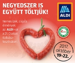 Kolbászfesztivál idén is az ALDI-val Kolbászfesztivál idén is az ALDI-val