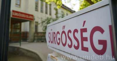 A járványhelyzet miatt megváltozott a sürgősségi betegellátás rendje Debrecenben