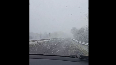 Brutális hóvihar csapott le a Balatonfelvidékre (VIDEÓ)