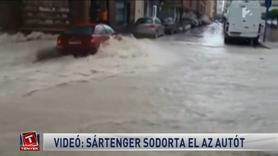 Esélye sem volt a sofőrnek a sártengerrel szemben - videó