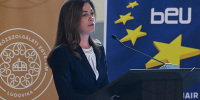 Varga Judit: Az Európai Parlament baloldali többségének nem tetszik Magyarország békepárti álláspontja
