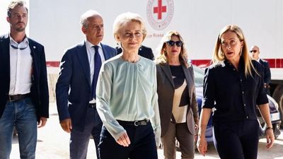Nem volt teljes az összhang Von der Leyen és Meloni közt Lampedusán