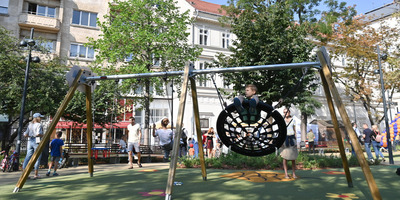 Klímatudatosan újult meg a Hild tér