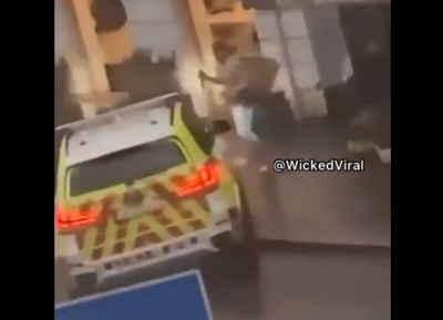 Agyonlőtték a késsel hadonászó férfit + VIDEÓ