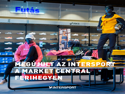MEGÚJULT AZ INTERSPORT ÜZLETE VECSÉSEN A MARKET CENTRAL FERIHEGYEN(x)
