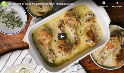 SZAFTOS CSIRKECOMBOK BOROS-MUSTÁROS SZÓSZBAN - VIDEÓ!