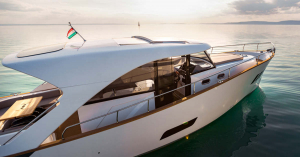 Magyar e-hajó a tengeren