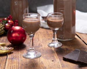 Χριστουγεννιάτικο λικέρ σοκολάτας